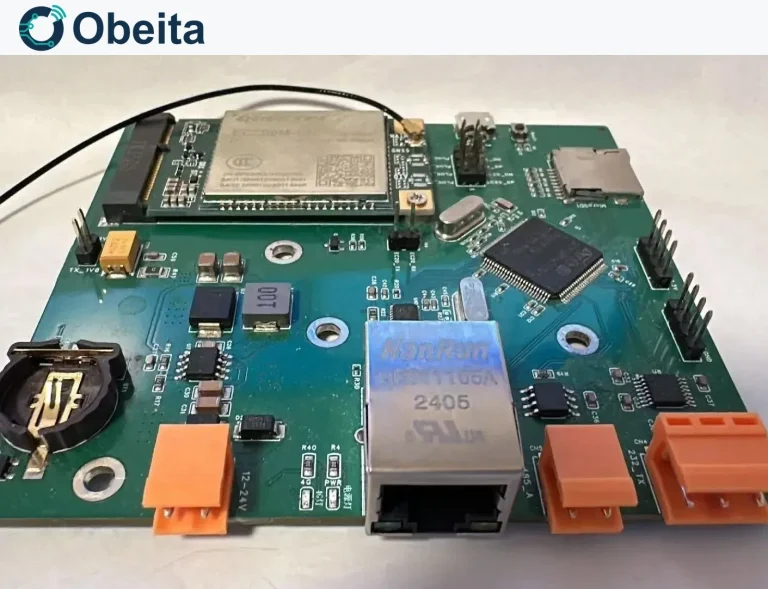 Obeita stm32 data acquisition and mqtt, product view