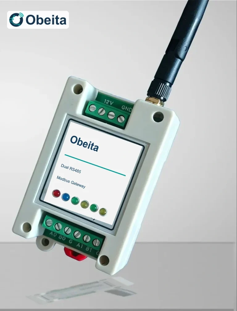 Obeita dual rs485 modbus gateway, product view