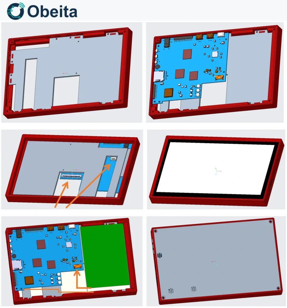 Obeita a133 touch terminal product, hardware detail