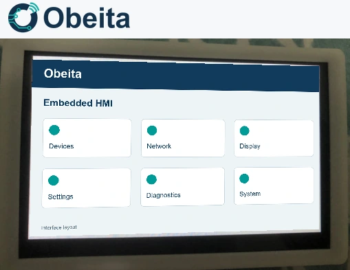 Obeita embedded linux and qt hmi, product view