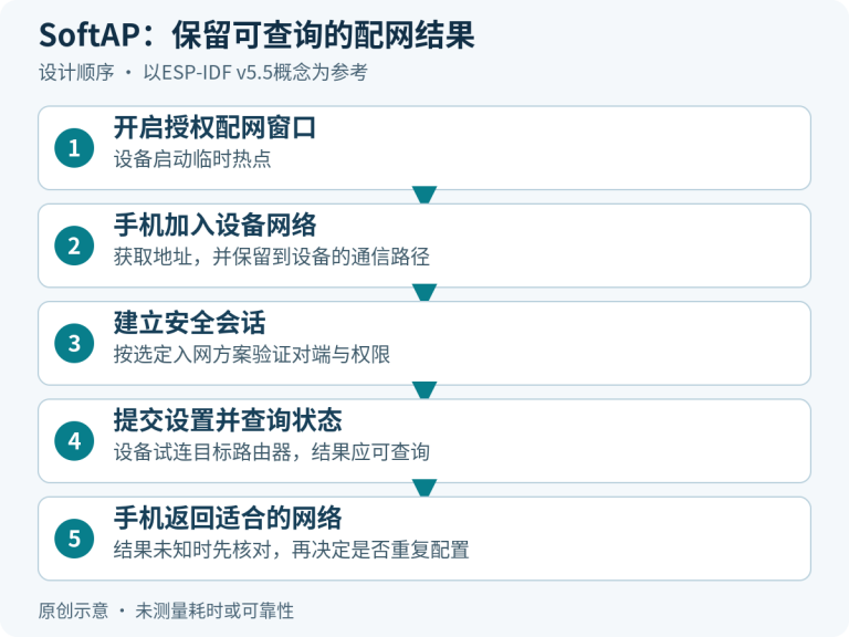 SoftAP：保留可查询的配网结果